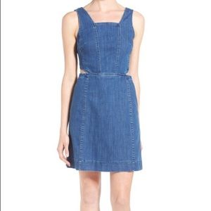 Madewell Denim Cutout Dress